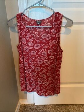 Eddie Bauer Floral Sleeveless Tank Top